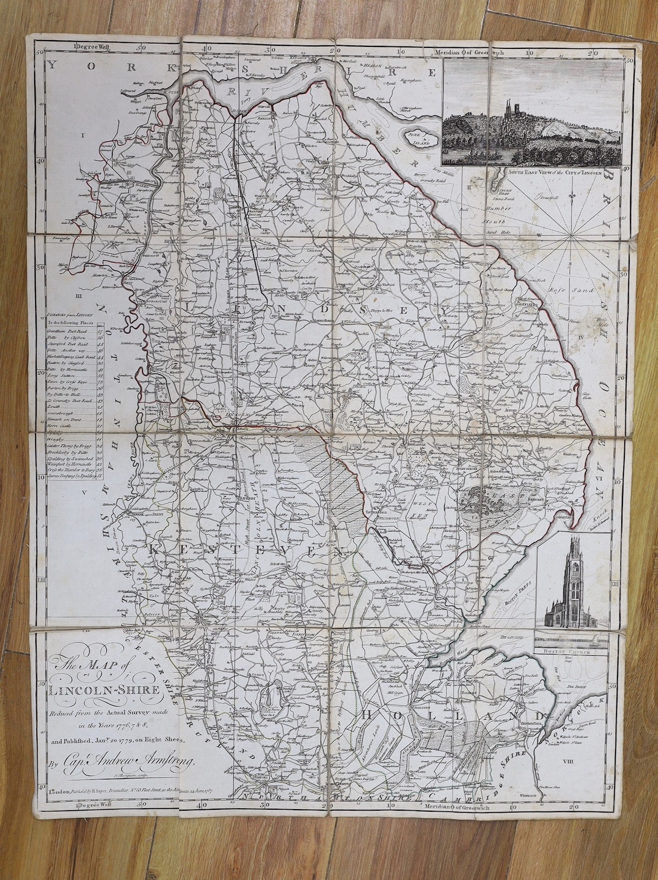 Five unframed engraved maps - Norway - C.I. Pontoppidan - Det Nordlige Norge, 1795, 54 x 70cms; Italy - Jailott - L’Italie, 1718, 53 x 67cms, in slip case; John Senex - Germany, 1710, 66 x 98; C. Smith - Devon, 1804, 48
